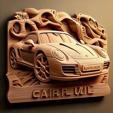 3D model Porsche Carrera (STL)